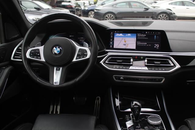 BMW X5 xDrive45e High Exe. M Sport / Trekhaak / Panoramadak / 360Camera / 21'' / Laser LED / Keyless / Skylounge / M Stoelen / Softclose / Stoelventilatie / Dodehoek / DAB / Luchtvering / Stuurverwarming / ACC