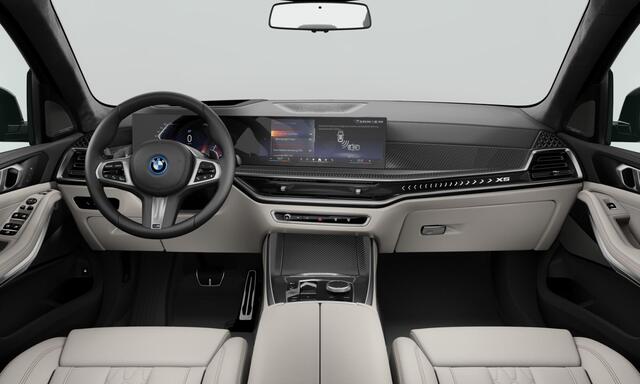 BMW X5 xDrive50e High Exe | M-Sport Pro | 22" | Special Request Frozen Black | Sky Lounge Panorama | Trekhaak | Co-Pilot | Soft-Close