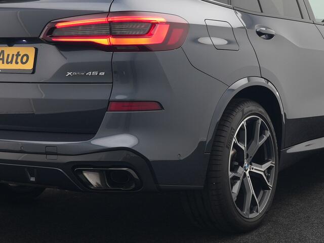 BMW X5 xDrive45e M Sport Plug in Hybrid 394pk PHEV | Trekhaak Af Fabriek | Panodak | Luchtvering | Adaptive Cruise | 360 Camera | M Sportstuur | Sfeerverlichting | Apple Carplay | Lederen Sporstoelen Memory & Verwarmd | Navigatie | DAB |