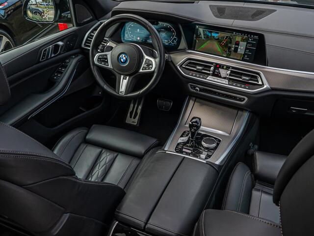 BMW X5 xDrive45e High Exe M-Sport ORG NL PANO HARMAN KARDON HUD 360 CAMERA MEMORY STOEL BOMVOL!!!