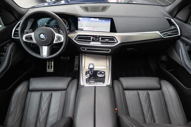 BMW X5 xDrive40i 340 pk High Executive M-Sportpakket / Pano-Dak/ H&K-Sound/ Comfort-Stoelen/ Stoel.Verw/ 360-Camera/ Led-Koplamp/ Trekhaak/ 22'' LMV