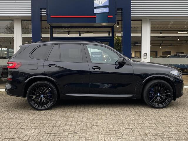 BMW X5 xDrive45e High Executive / Automaat / NL-Auto / 1e-Eigenaar / Dealer-Onderhouden / M-Pakket / Shadow-Line / Vol-Leder / Head-Up Display / Laser-LED lichten / Luchtvering / Open-Panodak / Adaptieve Cruise-Control met Stop&Go en Stuurhulp / Stuurverwarming