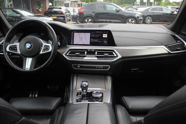 BMW X5 xDrive45e High Exe. M Sport / SOH 91,2% / Panoramadak / 360Camera / Head-up / 22'' / Swarovski / Laser LED / Leder / Harman Kardon / DAB / ACC / Getint glas