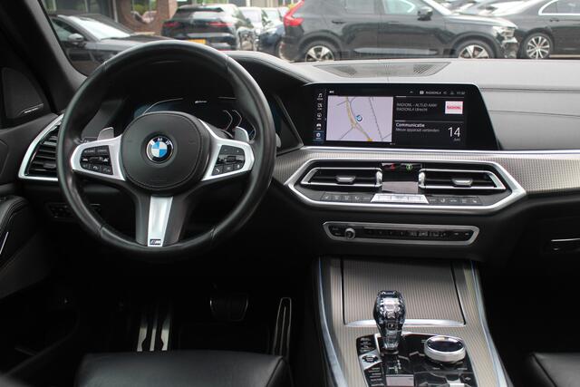 BMW X5 xDrive45e High Exe. M Sport / SOH 91,2% / Panoramadak / 360Camera / Head-up / 22'' / Swarovski / Laser LED / Leder / Harman Kardon / DAB / ACC / Getint glas