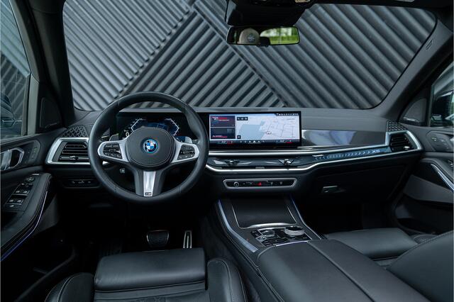 BMW X5 xDrive50e LCI M-sport Pro ACC Pano M Seats Massage Stoelvent. Luchtvering Head Up 360 Kristal HarmanK Trekhaak