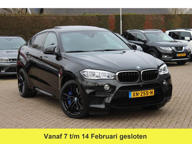 BMW X6 M / NL Auto! / Full option! / NIEUWSTAAT! / Trekhaak / Schuifdak / 360Camera / Carbon intr. / B&O / Softclose / Leder / 21'' / Standkachel / Entertainment System / Luchtvering / Stoelventilatie