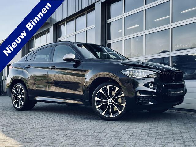 BMW X6 M50d | 380 pk | Schuifdak | Stoelventilatie | Leer | Adaptive Cruise | Camera | Trekhaak | Head-Up | 21" | M-pakket | Marge