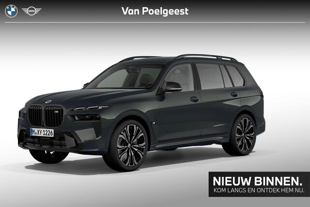 BMW X7 M60i xDrive M-Sport Pro / 23 Inch / 4 Wiel Sturing / Soft-Close / Elektrisch Wegklapbare Trekhaak / Sky Lounge Panorama Dak / Driving Prof / Parking Prof / Bowers & Wilkins / Alcantara Hemel