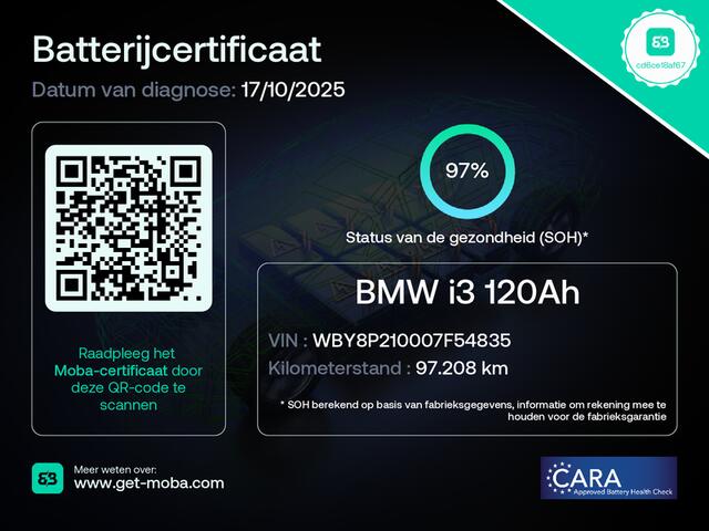 BMW i3 Executive 120Ah 42 kWh Sunroof/Harman-Kardon/Camera