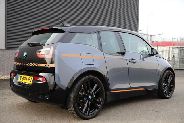 BMW i3 120Ah/42 kWh/*Unique Forever*/Carplay/Storm Bay metallic/W-pomp/Leder/20"/3-fase