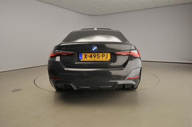 BMW i4 Gran Coupe eDrive40 | M-Sportpakket | LED | Leder | HUD | Schuifdak | Trekhaak | Elektr. zetels | DAB | Harman-kardon sound | Alu 19 inch