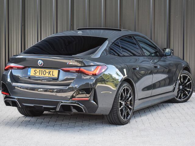 BMW i4 M50 High Executive 84 kWh | M-SPORT | SCHUIF -\- KANTELDAK | HARMAN KARDON | ELEKTR. VERST. STOELEN | STOEL- VERWARMING EN KOELING | HEAD UP | 360 CAMERA | ELEKTR. TREKHAAK