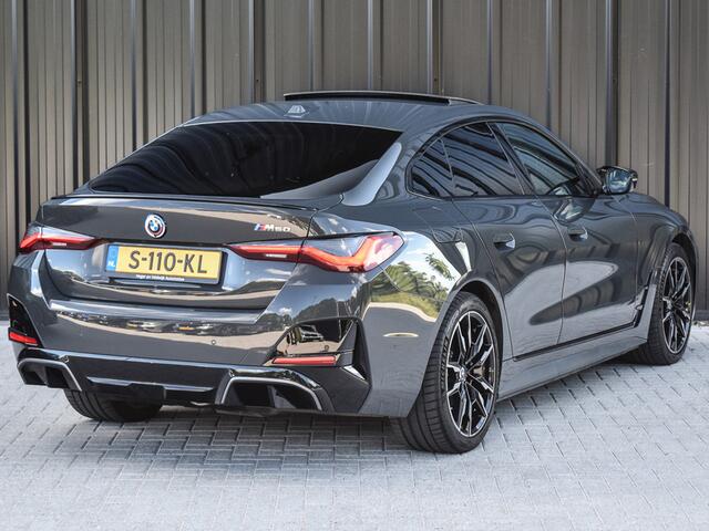 BMW i4 M50 High Executive 84 kWh | M-SPORT | SCHUIF -\- KANTELDAK | HARMAN KARDON | ELEKTR. VERST. STOELEN | STOEL- VERWARMING EN KOELING | HEAD UP | 360 CAMERA | ELEKTR. TREKHAAK
