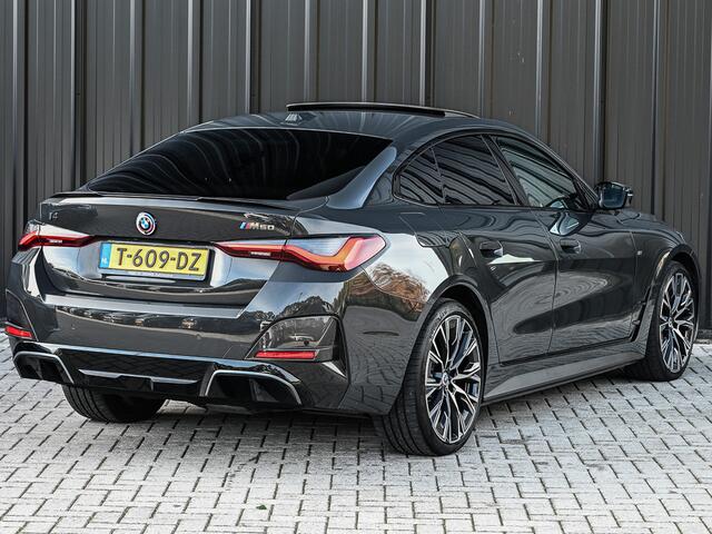 BMW i4 M50 GRAN COUPE HIGH EXECUTIVE 84 kWh 544 PK| M-SPORT PRO | COMFORT ACCESS | CARBON-PAKKET | MEMORY SEATS | LEDER | STUURWIELVERWARMING | ACTIVE CRUISE | HEAD-UP | VIRTUAL COCKPIT | HARMAN/KARDON SOUND SYSTEM