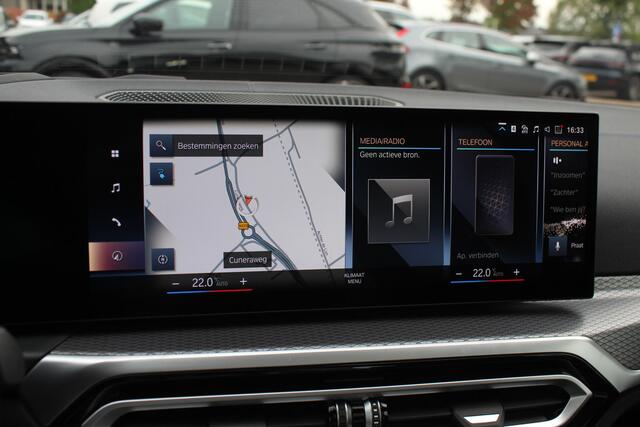 BMW i4 eDrive40 High Executive 84 kWh / Trekhaak / 360Camera / Head-up / Leder / 19'' / Navigatie / Stoelverwarming / DAB / Cruise Control