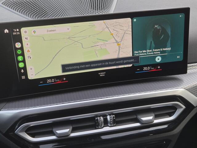 BMW i4 eDrive35 M Sport Edition 70 kWh / SOH 100% / CCS Snel Lader / Panoramadak / Lederen Bekleding / Adaptief Cruise Control / Dealer Onderhouden / Wide Screen Display / Stoelverwarming / Trekgewicht 1600 kg / Apple Carplay Android Auto /