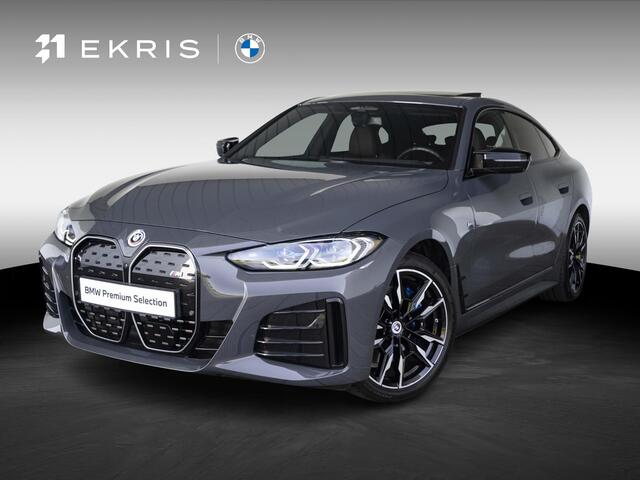BMW i4 Gran Coupé M50 | M Sportpakket | High Executive | Stuurwielrand verwarmd | Adaptief M Onderstel | Glazen schuif-/kanteldak | Driving Assistant Professional | Trekhaak