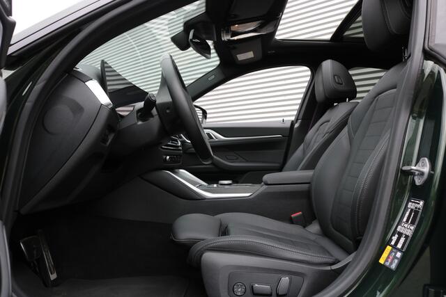 BMW i4 M50 High Executive 84 kWh 544PK (Schuifdak Sportleder/Memory/Ventilatie Carplay HeadUp HarmanKardon ACC Laser Keyless 360Camera Trekhaak 19Inch PrivacyGlass)