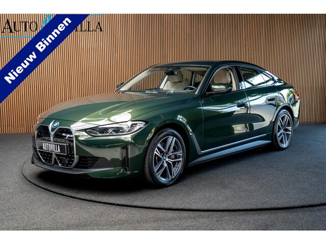 BMW i4 eDrive40 84 kWh Gran Coupe Navi Leer Elektr. achterklep Climate voor & achter Beige hemelbekleding PDC LM velgen BTW auto