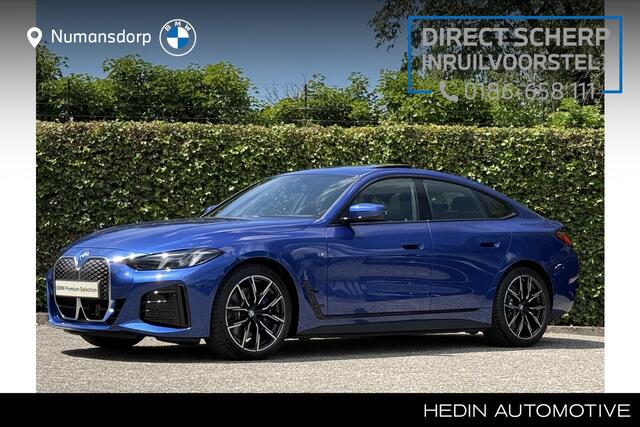 BMW i4 eDrive35 | M-Sport | Schuif-/Kanteldak | HiFi | Camera | Comfort Access | Elek. Trekhaak