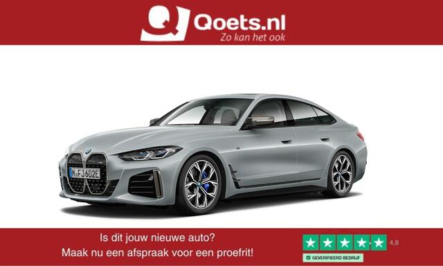 BMW i4 M50 High Executive 84 kWh Panoramadak - Active Cruise Control - Harman Kardon - Getinte Ruiten - Stuurwielrand verwarmd - Elektrisch verstelbare/verwarmde stoelen - BMW Laserlight - Comfort Access -