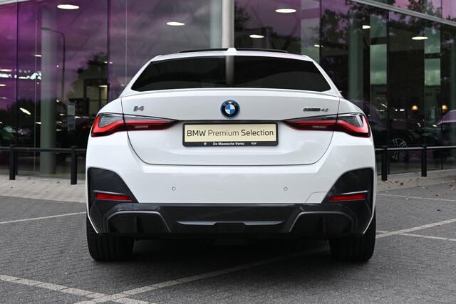 BMW i4 eDrive40 High Executive M Sport / Achteruitrijcamera / Comfort Access / Active Cruise Control / Live Cockpit Professional / Stoelverwarming