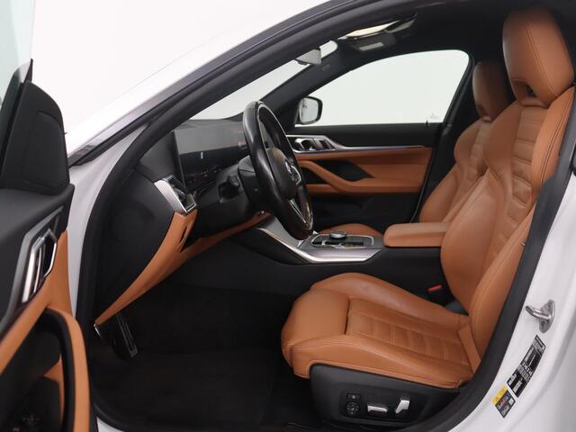 BMW i4 M50 High Executive 84 kWh | SOH 94.5% | Leder | Adaptive cruise | M-Sport stoelen | Head up | 360 camera | Memory | Stuur/stoel verwarming | M-sport stuur |