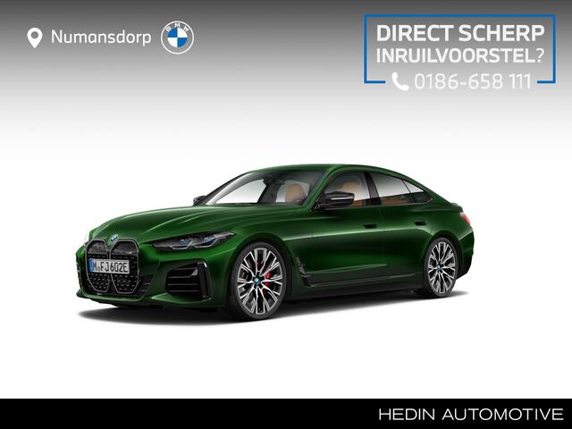 BMW i4 M50 | M-Sport Pro | CoPilot | Schuif-/Kanteldak | Harman/Kardon | Laser | 20'' | Elek. stoelverst. | Stuur + Stoelverw. | Elek. Trekhaak