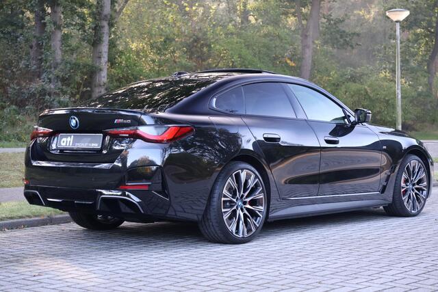 BMW i4 M50 High Executive 84 kWh M-Sport Pro | Pano | HUD | ACC | H&K | 20" | Memory | 360 | Keyless | Alarm kl.3 | Carbon interieur | Etc.