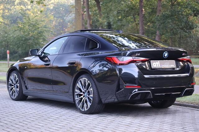 BMW i4 M50 High Executive 84 kWh M-Sport Pro | Pano | HUD | ACC | H&K | 20" | Memory | 360 | Keyless | Alarm kl.3 | Carbon interieur | Etc.