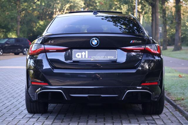 BMW i4 M50 High Executive 84 kWh M-Sport Pro | Pano | HUD | ACC | H&K | 20" | Memory | 360 | Keyless | Alarm kl.3 | Carbon interieur | Etc.