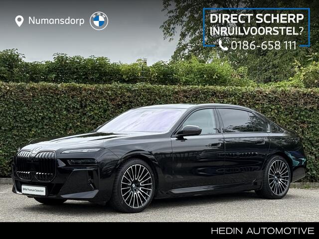 BMW i7 eDrive50 | 21" | M-Sport Pro | TV achter | Exe Loung | 4x Stoelverw. - ventilatie - massage | Iconic glow | Act. Steering