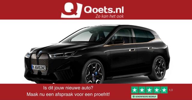BMW iX xDrive50 High Executive 112 kWh Sportpakket - Panoramadak - Driving/Parking Assistant Professional - Multifunctionele stoelen - Stoelventilatie - Harman kardon - Comfort Access - BMW Laserlight -