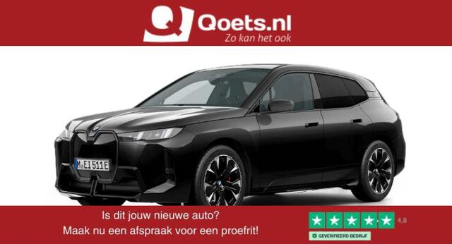 BMW iX xDrive45 101 kWh M Sport Pro - INNOVATION PACK - multifunctionele stoelen - Harman Kardon - Stuurwielrandverwarming - Elektrisch verwarmde voorstoelen - Getinte Ruiten -
