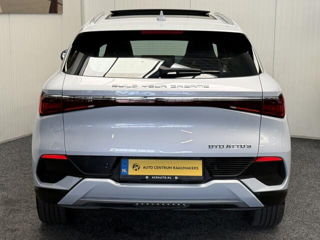 BYD Atto 3 DESIGN 60 kWh WLTP 420 KM * 45 STUKS OP VOORRAAD* APPLE CARPLAY/ ANDROID AUTO ELEK. ACHTERKLEP PANORAMADAK ELEK. VOORSTOELEN KEYLESS ENTRY/ START 360 CAMERA STOELVERWARMING NAVI NIEUWSTAAT !!!
