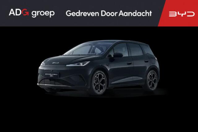 BYD Dolphin G DM-i Comfort NIEUW/ 1040 KM / Obsidian Black / 105 EV / 360°-camera / HUD /