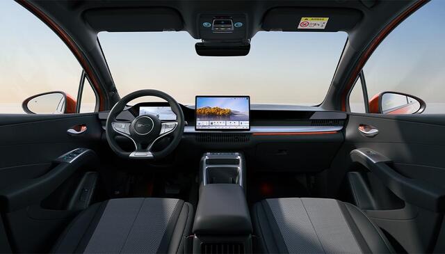 BYD Dolphin G DM-i Boost NIEUW/ 1040 KM / Sunset Orange / 105 EV / Android Auto en Apple Carplay