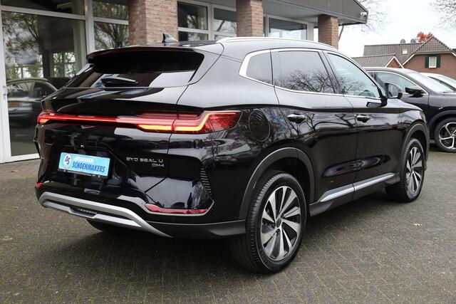BYD Seal U 1.5 DM-i FWD Boost BRUIN-LEER CARPLAY PANO 360-CAMERA STOELVENTILATIE STUUR/STOELVERW. HUD ADAPTIVE-CRUISE CLIMA NAVI 2XPDC 19''LMV ENZ ENZ!