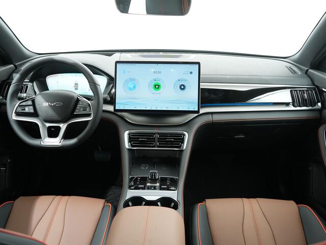 BYD Seal U 1.5 T DM-I 323PK AWD DESIGN BROWN | 1300 kg trekgewicht! | Panoramadak | 360 camera | Leder