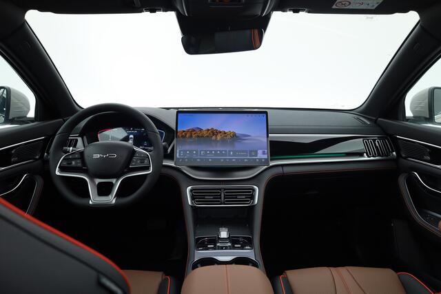 BYD Seal U 1.5 DM-i FWD Comfort (WLTP-125km!) | 26.6 kWh | Pano | HUD | Infinity | 360*+PDC | Ventilatie | Adapt. Cruise | Memory+Leder | Keyless | Dodehoek | Elek. Klep V