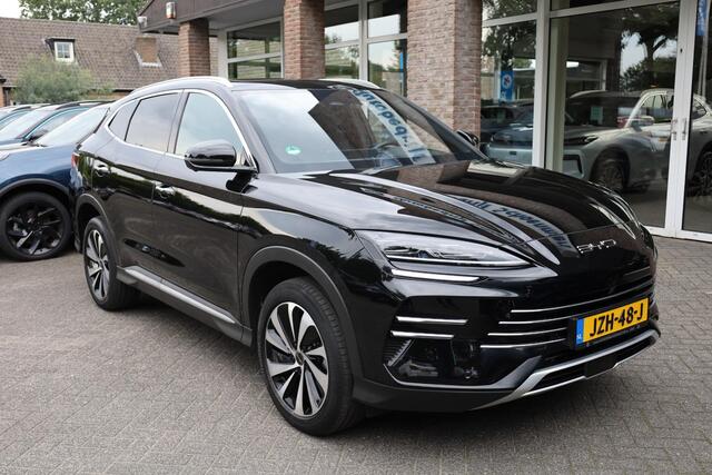 BYD Seal U 1.5 DM-i FWD Boost ZWART-LEER CARPLAY PANO 360-CAMERA STOELVENTILATIE STUUR/STOELVERW. HUD ADAPTIVE-CRUISE CLIMA NAVI 2XPDC 19''LMV ENZ ENZ!