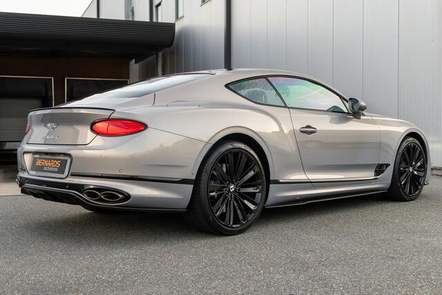 Bentley CONTINENTAL GT 6.0 W12 Speed - Extreme Silver - Akrapovic - Carbon Styling - Orig NL - 2028 Warranty!
