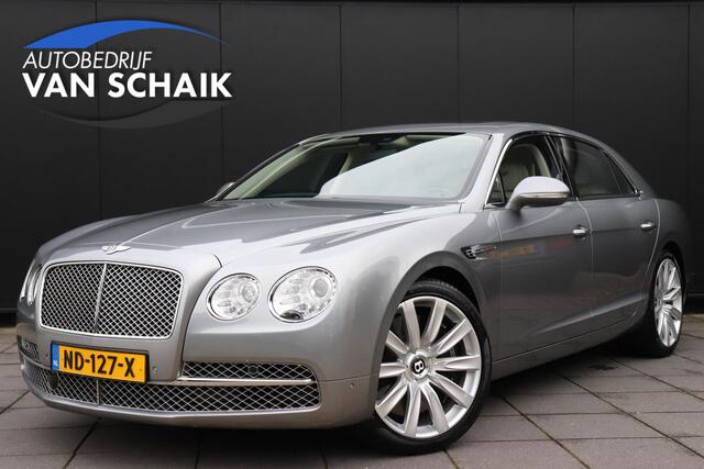 Bentley Flying Spur 6.0 W12 | LEDER | SCHUIFDAK | KERAMISCH | NAIM SOUNDSYSTEM | ENTERTAINMENT ACHTERIN | STOELVERKOELING/VERWARMING | MASSAGE | CAMERA | AIRCO | CRUISE | NAVI |