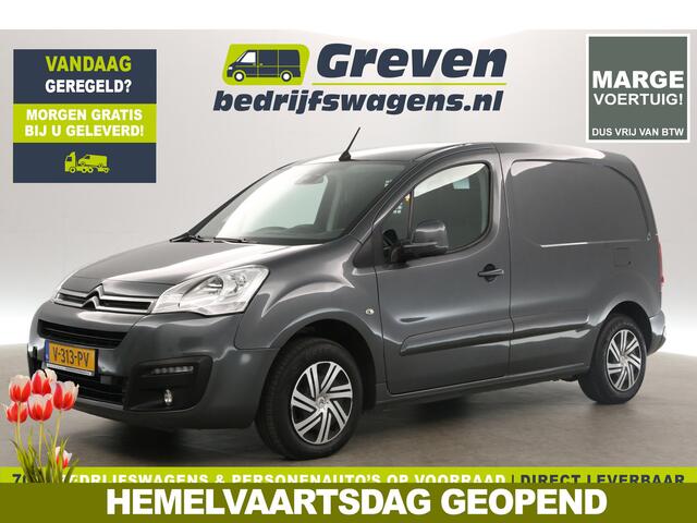 Citroen BERLINGO 1.6 BlueHDI L1H1 | MARGE! | Automaat Airco Cruise Navigatie PDC 3 Persoons Elektrpakket Schuifdeur