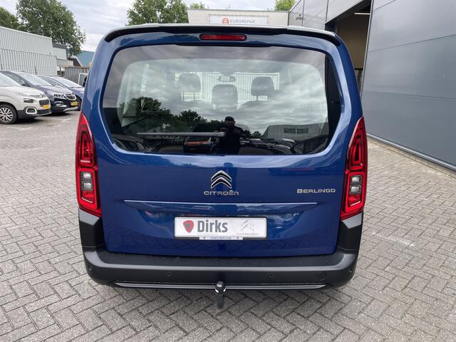 Citroen BERLINGO 130pk Shine (Camera - Trekhaak - Stoelverwarming - Parkeersensoren V+A - Automatische Airco - Navigatie - Dodehoekdetectie)