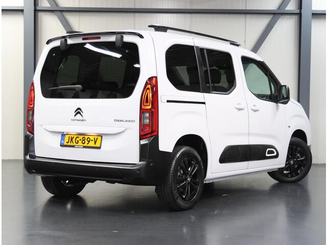 Citroen BERLINGO 1.2 130PK Shine | AUTOMAAT | AppleCarPlay/AndroidAuto | 5 Persoons! | Camera | Navigatie | Cruise Control | Climate Control | Dakreals | Parkeersensoren | Privacy Glass | Armsteunen | Isofix |