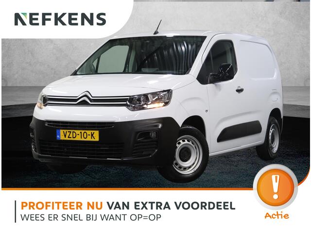 Citroen BERLINGO 1.5 BlueHDi 100PK S&S L1 | 1ste Eigenaar | AppleCarplay/AndroidAuto | Parkeersensoren | Airco | Armsteun | Houtenlaadvloer | Cruise Control | Bluetooth | Mistlampen | Zijschuifdeur Rechts |