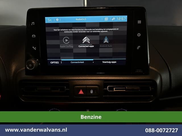 Citroen BERLINGO 1.2 PureTech 111pk **Benzine** L1H1 inrichting Euro6 Airco | 3-Zits | Camera | Navigatie | Apple Carplay Cruisecontrol, Android Auto, Parkeersensoren