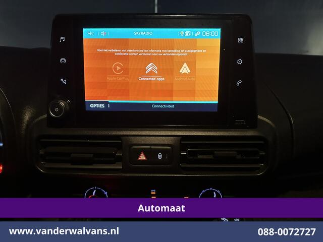 Citroen BERLINGO 1.2 PureTech 131pk Automaat **Benzine** L1H1 Euro6 Airco | 3-Zits | Navigatie | Camera | Apple carplay android auto, cruisecontrol, parkeersensoren