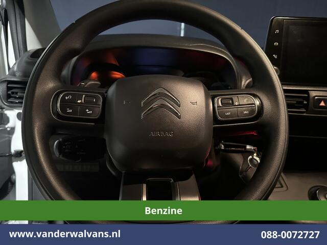 Citroen BERLINGO 1.2 PureTech 131pk Automaat **Benzine** L1H1 Euro6 Airco | 3-Zits | Navigatie | Camera | Apple carplay android auto, cruisecontrol, parkeersensoren, bijrijdersbank